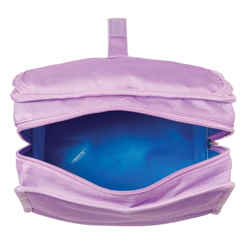 PackIt® Freezable Lunch Bag, Lavender, Built with EcoFreeze® Technology, Foldable, Reusable, Zip and Velcro Closure with Buckle Handle, Designed for Work Lunches and Fresh Lunch On the Go