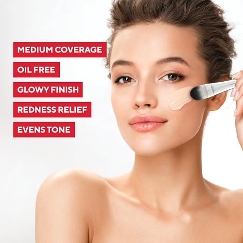Mirabella Skin Tint Creme Foundation - Oil-Free, Buildable Coverage with Hyaluronic Acid