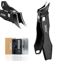 DEOU Ingrown Toenail Clippers with Nail File, Premium Stainless Steel Oblique Cutter, Anti-Splash One-Piece Casting, Manicure Tool with Keyhole, Gift Box for Thick/Hard/Fungal Nails