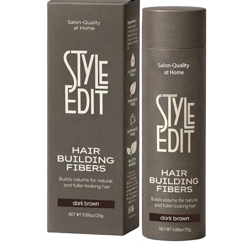 Hair Building Fibers Dark Brown 0.88oz - Fuller Thicker Hair