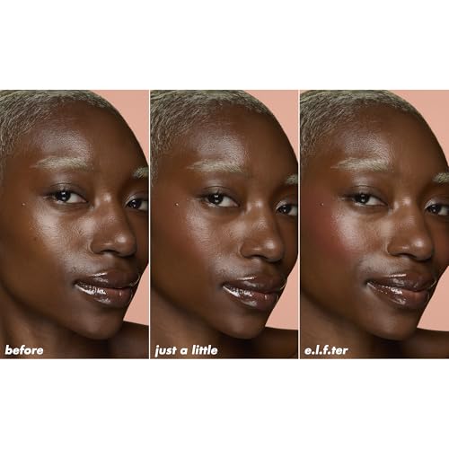 e.l.f. Soft Glam Cream Blush Stick Heat Check 0.31oz Buildable Natural Flush