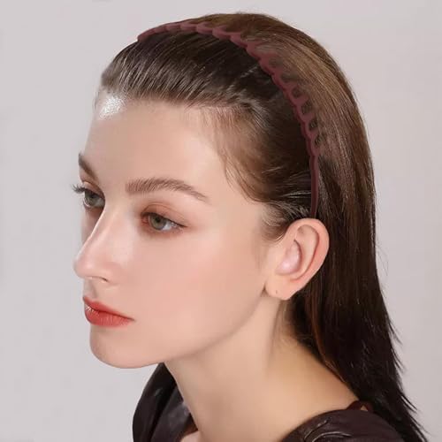 6-Pack Shark Teeth Headbands for Women – Non-Slip Hair Bands