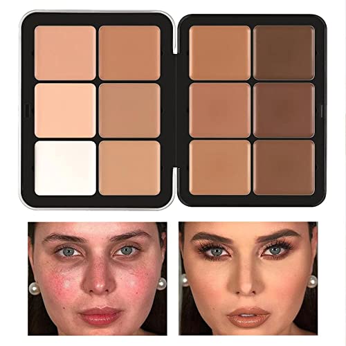 SURORAIN 12-Color Professional Concealer Palette for Full Coverage & Long-Lasting Makeup