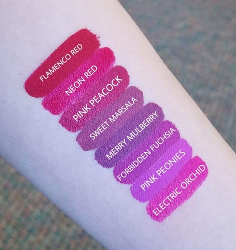 Aromi Pink Magenta Matte Liquid Lipstick - Long-Lasting