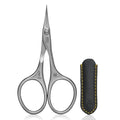 GERMANIKURE Tower Point Cuticle Scissors Grooming Scissors FINOX Stainless Steel Professional Nail Scissors in Leather Case -Ethically Made in Solingen Germany - 4705