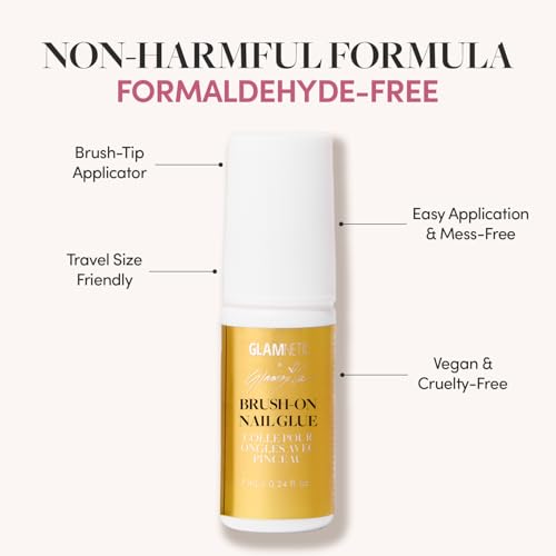 Glamnetic Brush On Nail Glue - Press On Nails Adhesive
