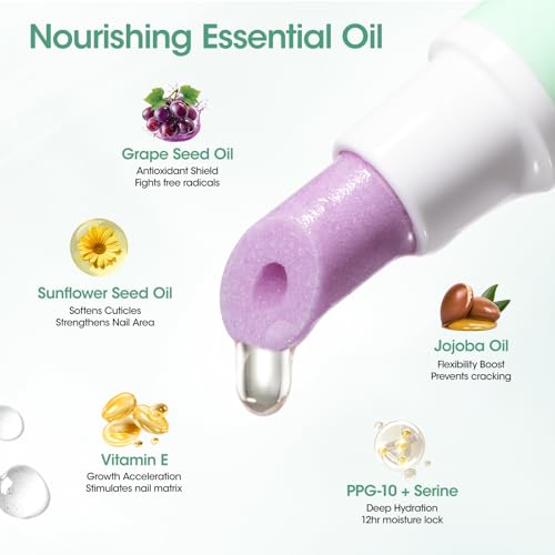 GELLEN Cuticle Pusher Oil Pen 2-Pack | Ceramic Nail Care Tool