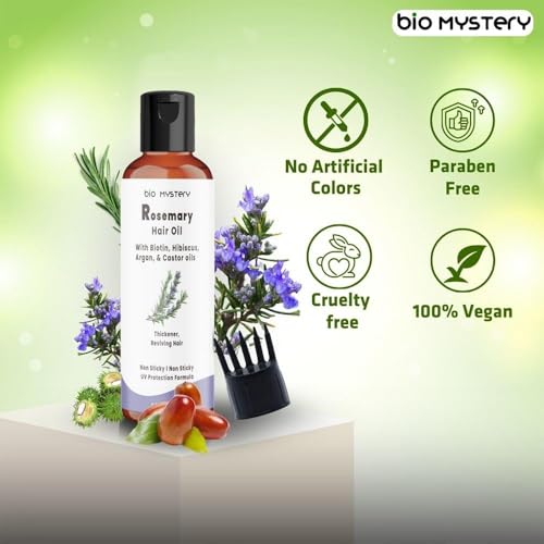 Rosemary Hair Growth Oil with Biotin & Argan - 100ml