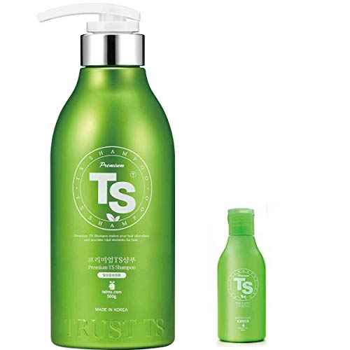 Premium TS Hair Loss Prevention Shampoo 500ml(16.9oz) + 100ml(4.23oz), Made in Korea by TS Shampoo