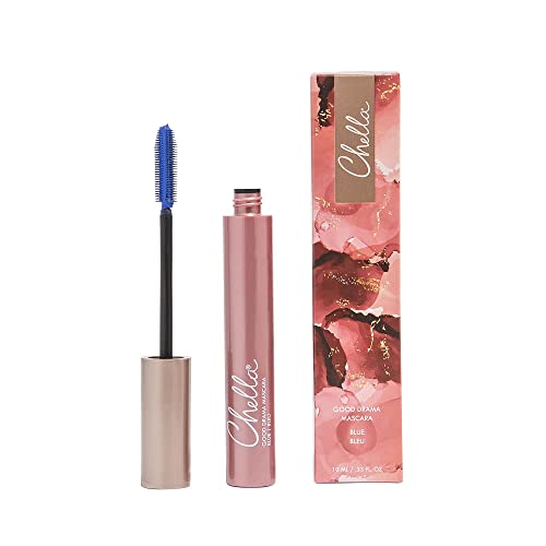 Chella Good Drama Vegan Mascara, 0.33 Fl. Oz (Blue)