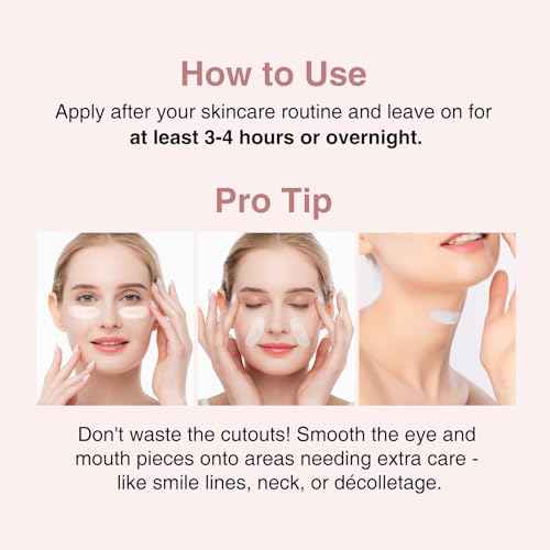 Bio-Collagen Face Mask, Real Deep Collagen Overnight Mask, Hydrating Collagen Face Mask, Facial Sheet Masks for Skincare, Pore Minimizing, Firming, Elasticity Improvement, and Moisturizing.