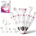Women’s 5-in-1 Waterproof Electric Shaver for Face & Body - Painless Grooming Kit