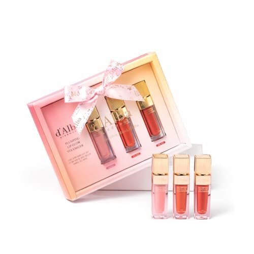 d'alba Lip Volumizer Gloss 3-Color Set - Plumping & Hydrating