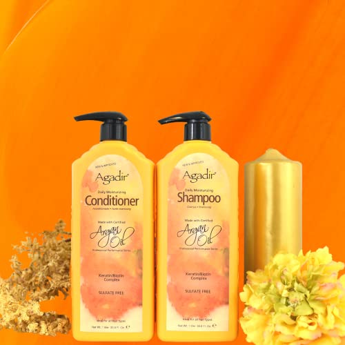 AGADIR Daily Moisturizing Conditioner, 33.8 Fl Oz