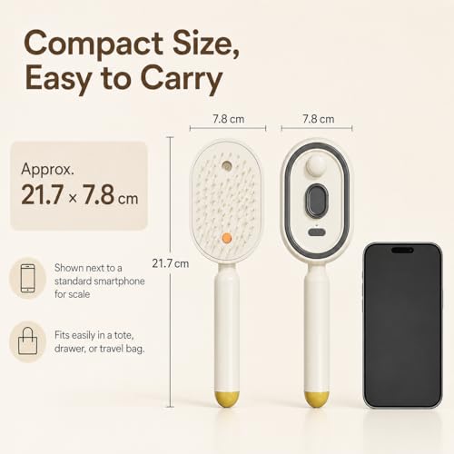 Electric Spray Hair Brush with Air Cushion Bristles (2-Pack)