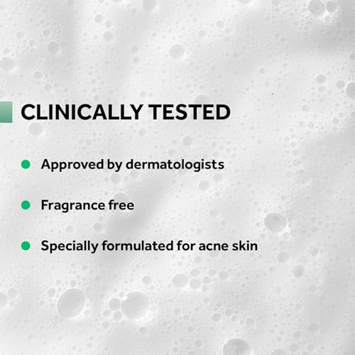 No7 Derm Solutions Salicylic Acid Facial Cleanser - Exfoliating Face Wash with 2% Salicylic Acid + 4% Niacinamide - Acne Prone Skin Care for Radiant, Blemish Free Skin (6.7 fl oz)