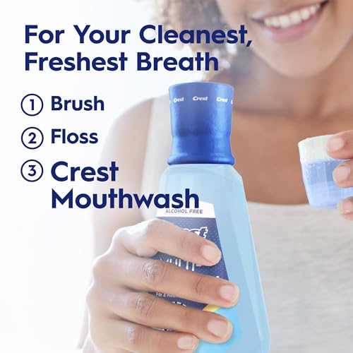 Crest Pro-Health Mouthwash 1L, 2 Pack, Alcohol-Free Cavity Protection