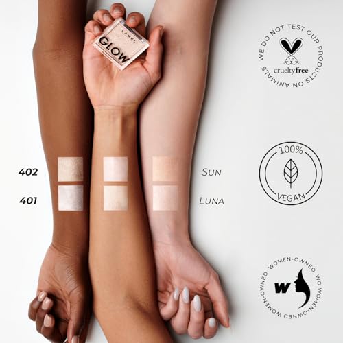 Lamel Glow Highlighter - Cream Face Makeup, Luna 401