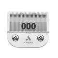 Andis ? 64480, Ceramic Edge Carbon-Infused Detachable 0.5mm Clipper Blade - Close Cutting, Body Grooming Blades - Compatible With Most Andis, Oster A5, Series Clipper - Size 1/50" Cut Length, Chrome