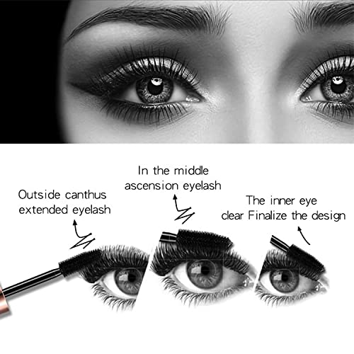 4D Silk Fiber Lash Mascara Waterproof & Smudge-Proof (3 Pack)