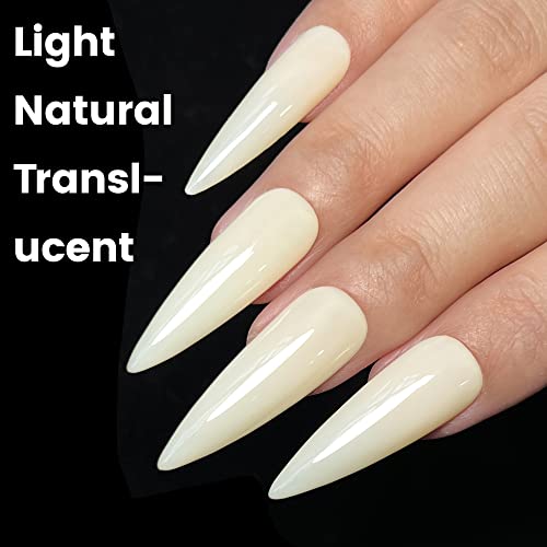 YTD Likomey Nude Gel Nail Polish,15ml Milky White Translucent Neutral Jelly Sheer Salon Home DIY Nails Art Manicure UV Nail Gel Varnish,LS02