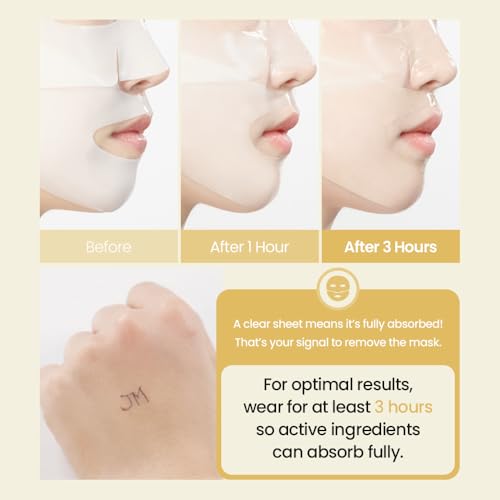 JMsolution Bio Vita Duo Brightening Mask ? Vitamin C + E Hydrogel Mask for Dull Skin ? Dark Spot Correcting & Radiance Boosting ? Clinically Proven (4 Sheets)
