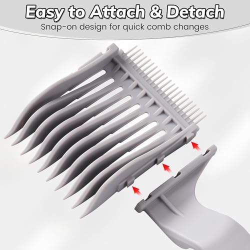 4-in-1 Detachable Fade Comb Set for Hair Clippers