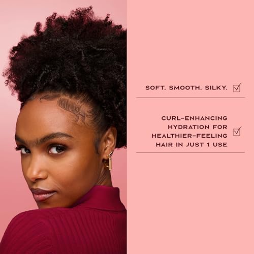 SheaMoisture Curl Enhancing Smoothie Hair Cream Coconut and Hibiscus for Thick, Curly Hair Sulfate Free and Paraben Free Curl Cream 20 oz
