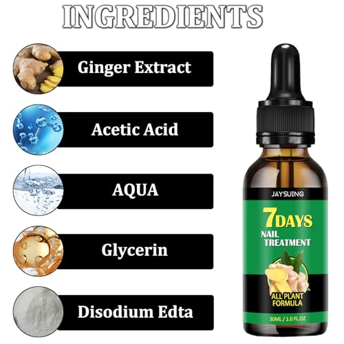 Ginger Cuticle Care Oil & Strengthening Nail Growth Treatment (2 Pack)