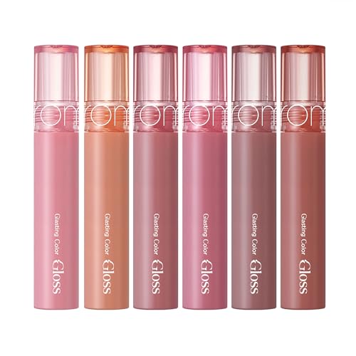 rom&nd Glasting Color Gloss - Korean Lip Gloss, Plumping, High Shine