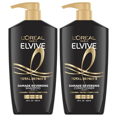 L'Oreal Paris Elvive Total Repair 5 Shampoo & Conditioner Set 56oz