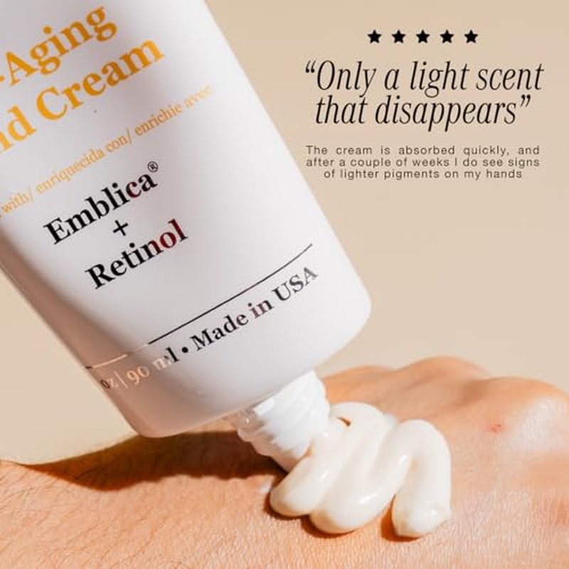 Robanda Retinol Anti-Aging Hand Cream, 3 oz