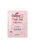 TONYMOLY Foot Peeling Mask - AHA & Watermelon Extract for Soft Feet