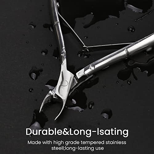 Professional Silver Cuticle Nippers - Nail & Pedicure Tool