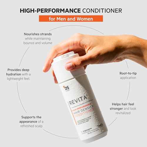 DS Labs Revita Conditioner Refill Pouch, 500 mL ? Scalp Refreshing Hydration for Fuller Looking, Weightless Hydration, Caffeine, Turmeric, Sulfate & Silicone Free, Color Safe, For Men & Women