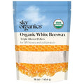 Organic White Beeswax Pellets 16oz for Candles & Lip Balm