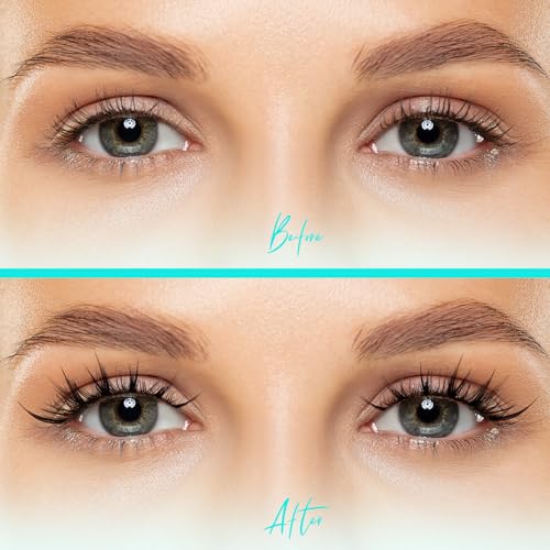 Lash Clusters Manga 168Pcs Eyelash Cluster Wet Look Ultra-Thin Invisible Lash Band Eyelashes Extensions Spiky Anime Wide Span Lashes(Kitten,C-10mm)