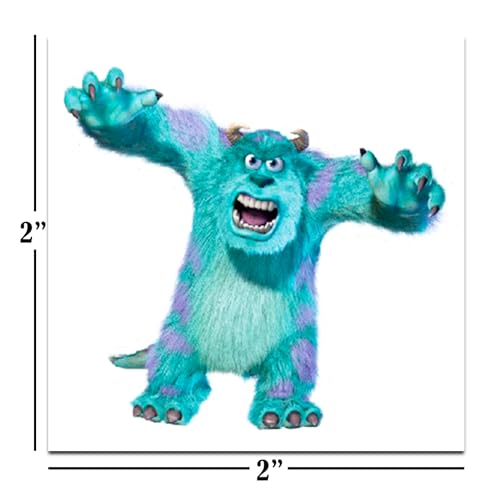Monsters Inc Temporary Tattoos - 72 Pc Bundle 2" Pre-Cut Party Favors