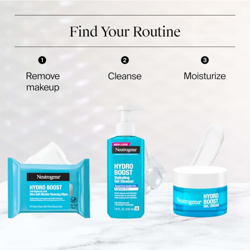 Neutrogena Hydro Boost Gel Cream & Cleanser Set – 48-Hour Hydration