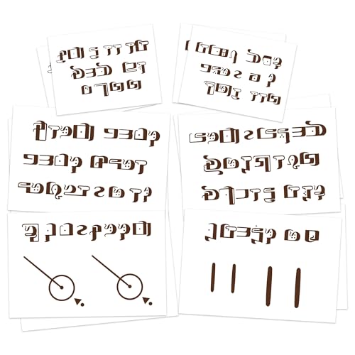 Desert Warrior Face Tattoos - Cosplay Double Pack
