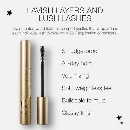 Stila Huge Extreme Lash Volumizing Mascara Black - Curl & Lift, Clump-Free