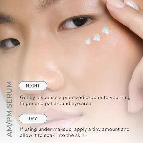 COSMEDIX Under Eye Serum for Dark Circles & Puffiness, Opti Crystal - Lifting & Firming Liquid Serum for Fine Lines & Wrinkles - Brightening, Moisturizing, & Hydrating Anti Aging Eye Puffy Bags Serum