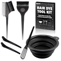 Hair Dye Bleach Kit with Brushes & Bowl Set for At-Home Coloring