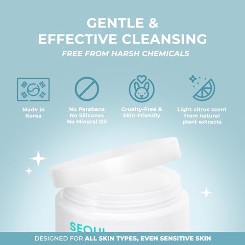 Seoul Cleansing Balm-to-Oil Makeup Remover | Ginseng & Green Tea