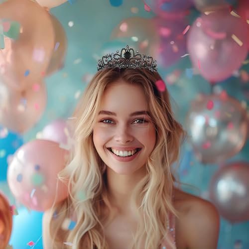 Crystal Rhinestone Tiara Crown for Women