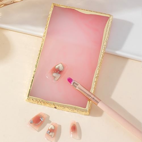 Resin Nail Art Palette Rectangular Mixing Tray