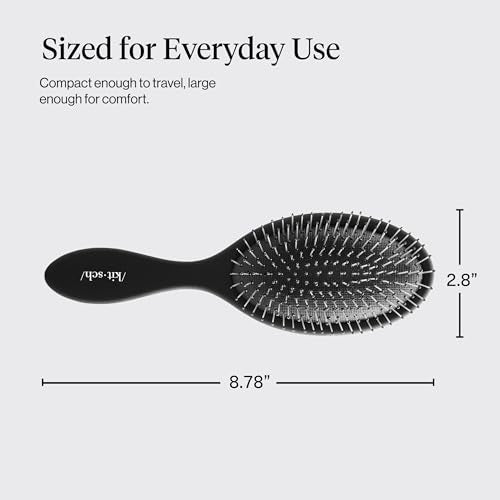 Kitsch Flexi Detangling Hair Brush for Wet & Dry Hair - Recycled Black