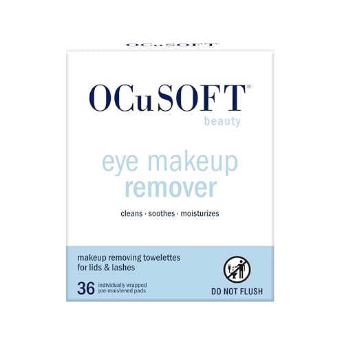 OCuSOFT Eye Makeup Remover Towelettes – 36 ct Pre-Moistened