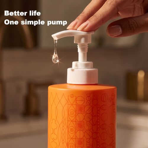 amika Bottle Pump Dispenser 1L Compatible 3-Pack White