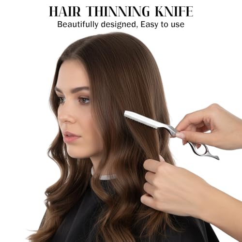 Hair Thinning Razor Kit 6.9" - 10 Replacement Blades